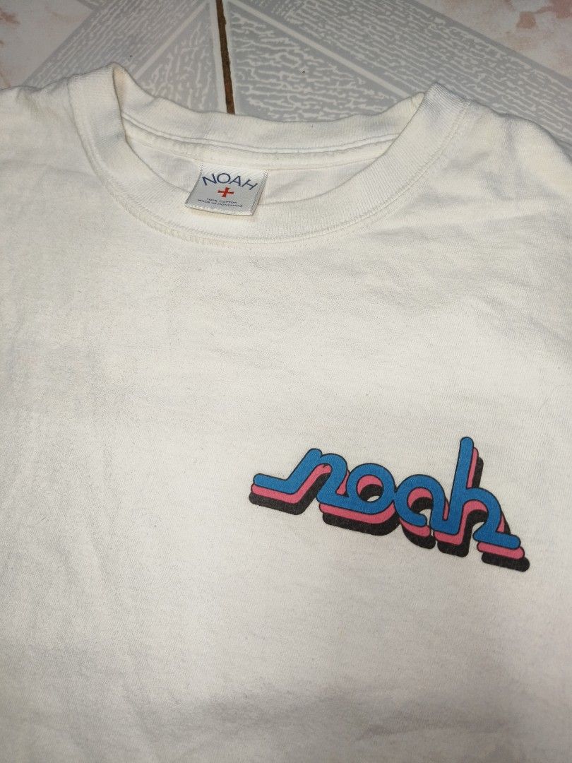 NOAH Cursive Script Mullet Type Tee, Men's Fashion, Tops & Sets