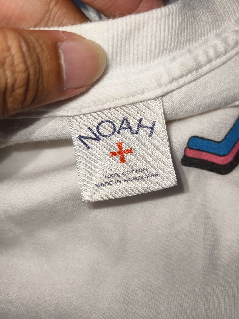 NOAH Cursive Script Mullet Type Tee, Men's Fashion, Tops & Sets