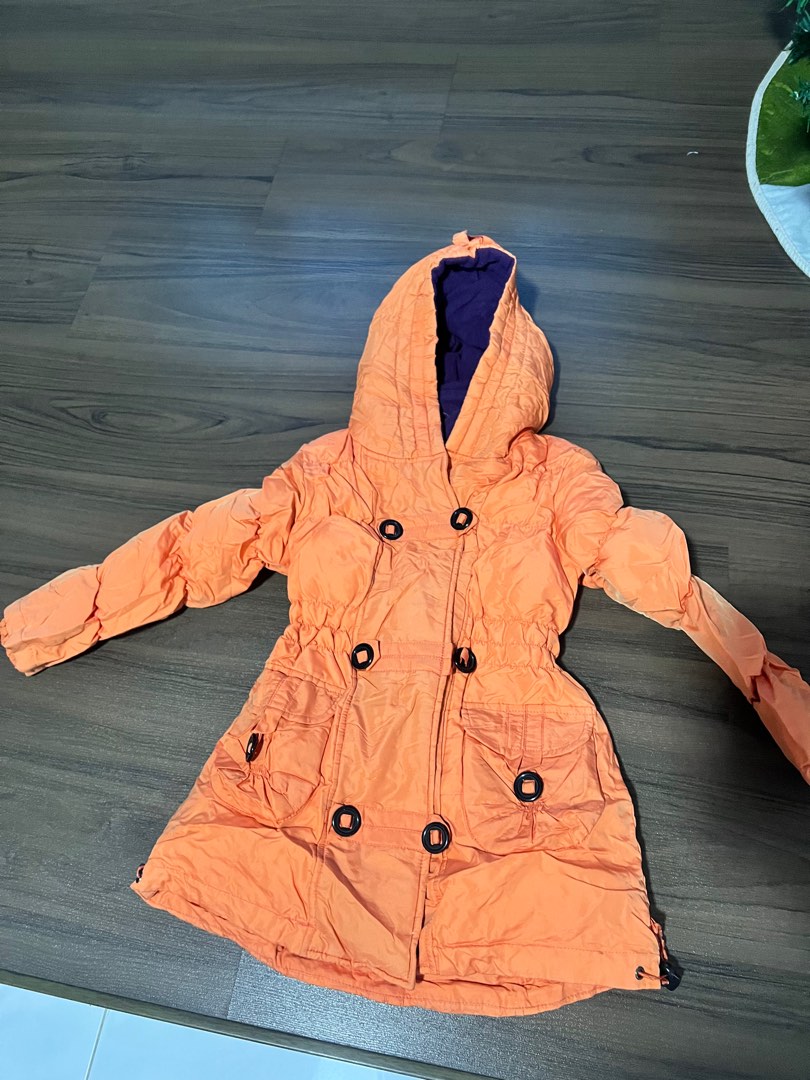 Girls orange coat hotsell