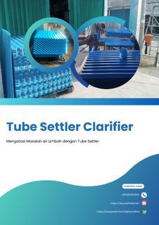 Order Now Tube Settler Clarifier | HUB 081335353290