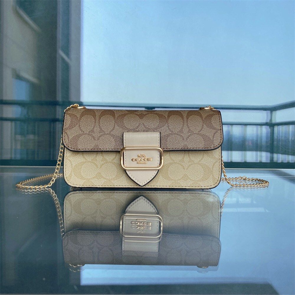 Jade chain crossbody in colorblock signature canvas deals