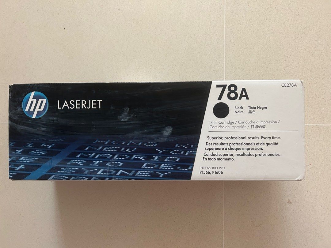 HP TONER 78A BLACK ORIGINAL – CE278A