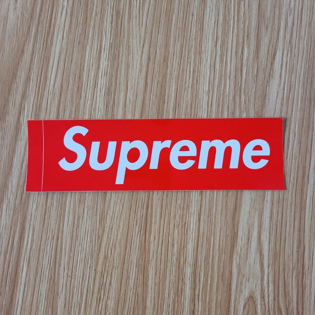 Genuine supreme sticker top