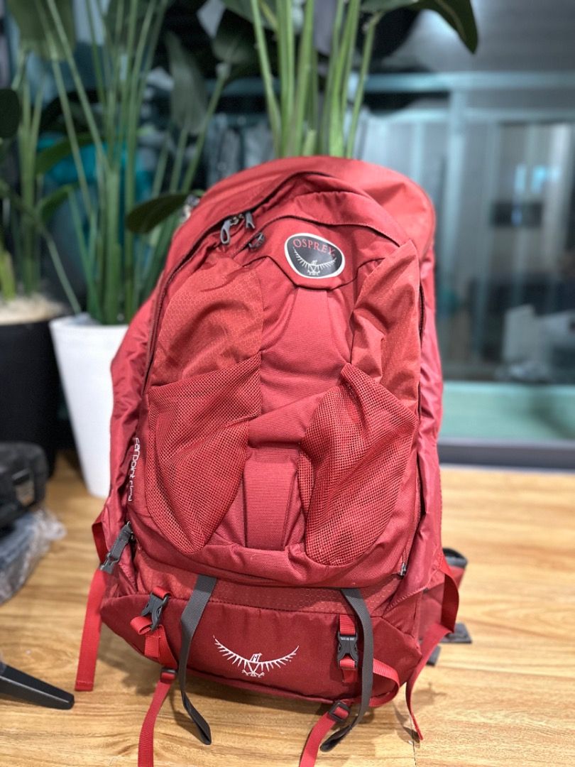 Osprey backpack top for photography
