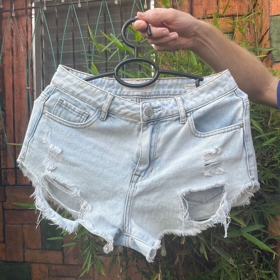 Denim discount shorts pacsun
