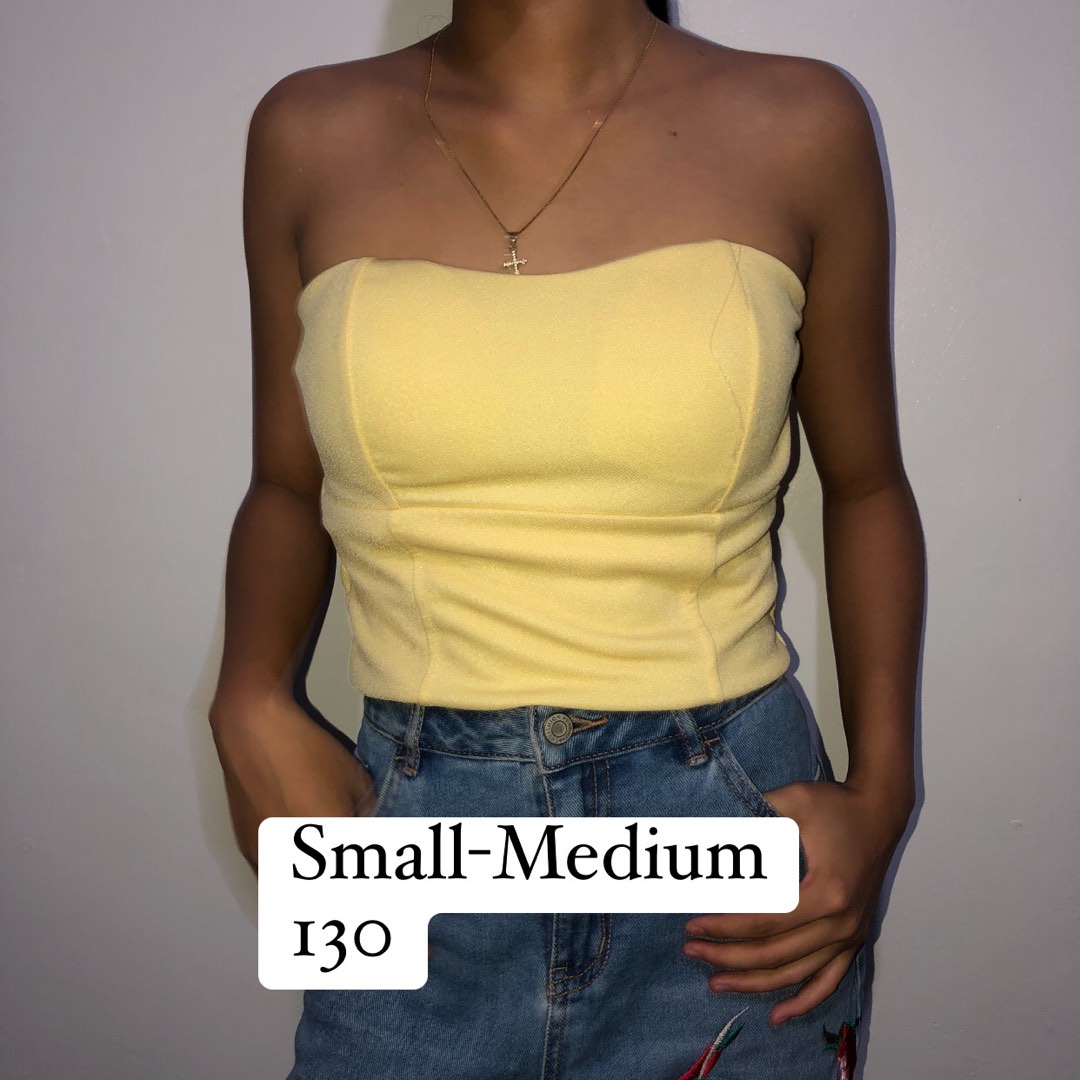 Yellow Comfy Tube Top main image 0