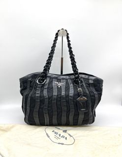 Prada Tessuto City Tote - Black Shoulder Bags, Handbags - PRA881538