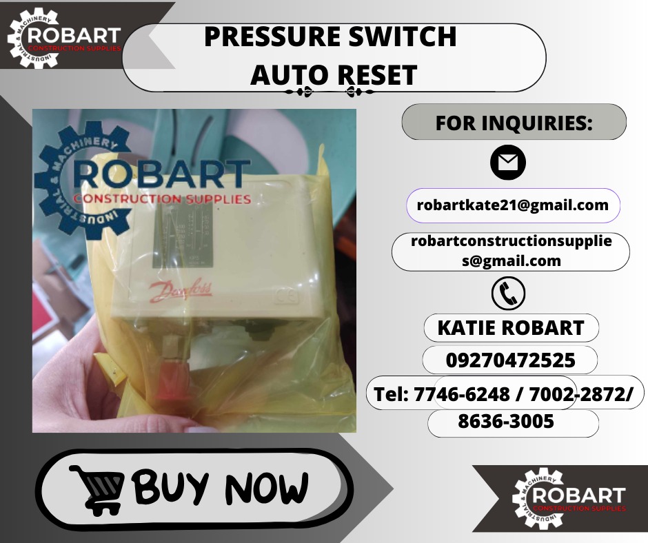 PRESSURE SWITCH AUTO RESET, Commercial & Industrial, Construction Tools
