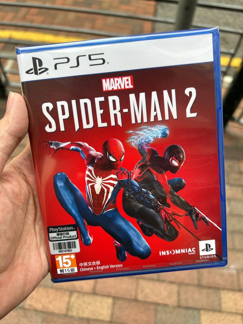 NEW PS5 Marvel's Spider-Man Spiderman 2 (HK, English/ Chinese) + DLC