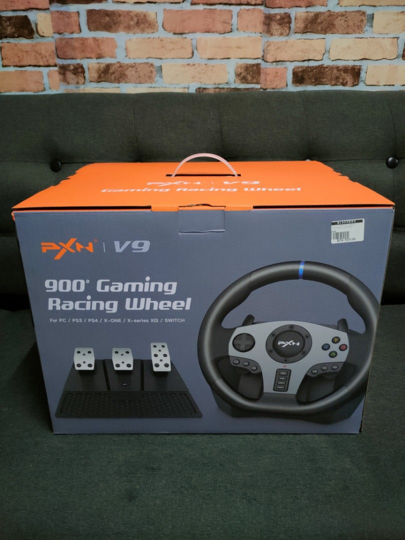PXN V9 Steering Wheel Gaming for PC / PS4 / PS3 / Switch / X-One, Video  Gaming, Video Game Consoles, Others on Carousell
