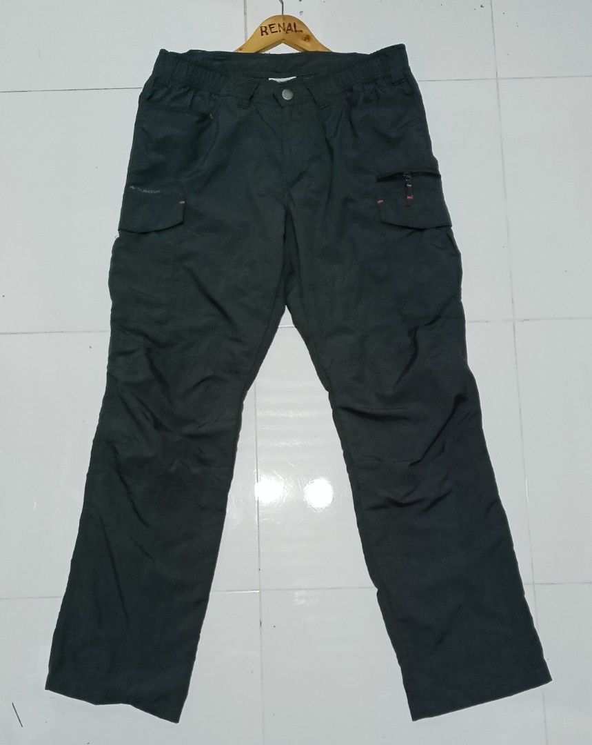 Pantalon Quechua Homme Taille 33 – Gris Cargo, Randonnée, Léger, Taille élastique