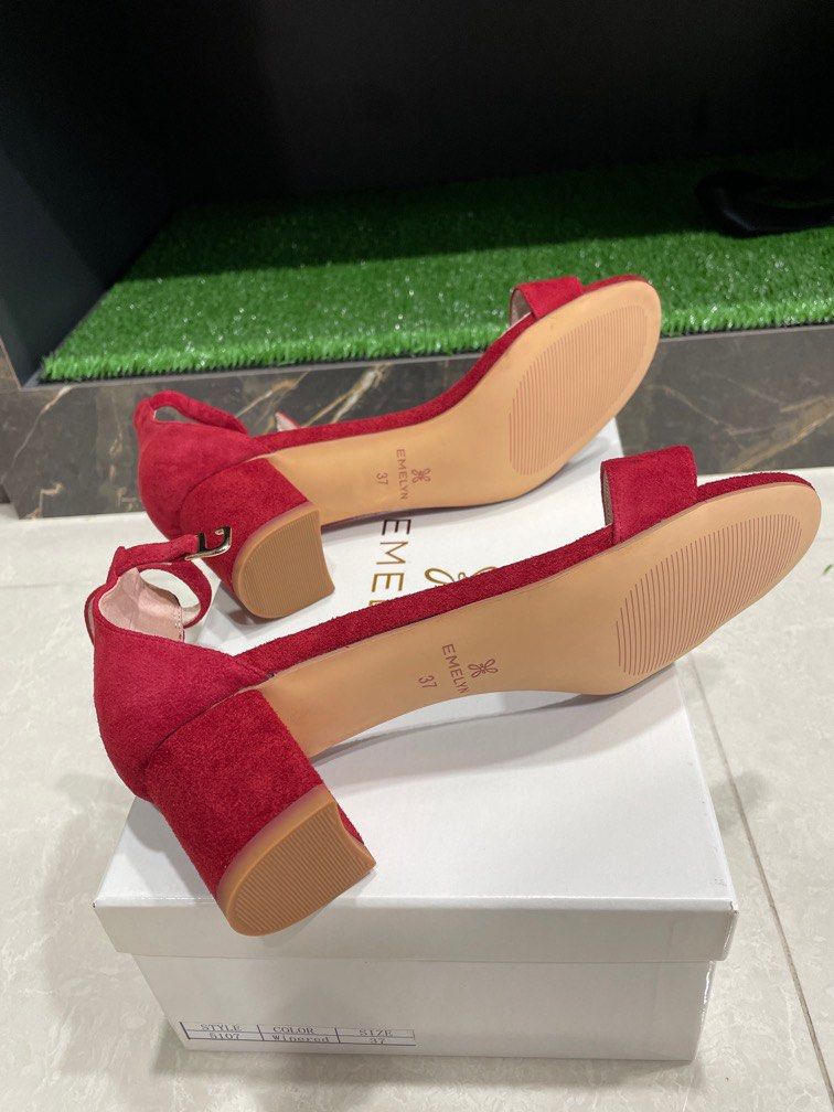 Real leather heels sale