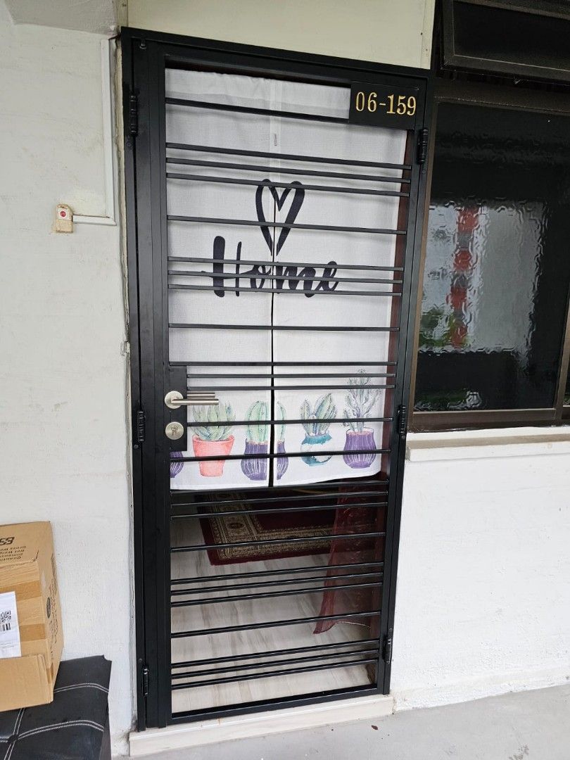 Resale HDB / BTO window grille gate awning, Furniture & Home Living