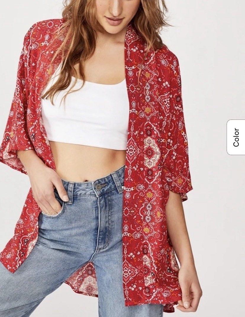 Kimono jacket cotton on Clearance