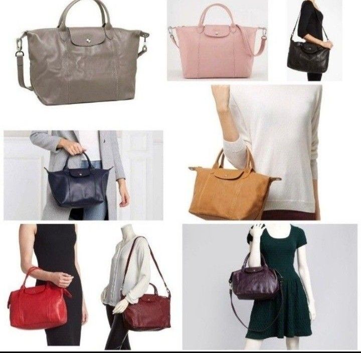 Longchamp Pouch with Handle with Sling, Women's Fashion, Bags & Wallets,  Cross-body Bags on Carousell