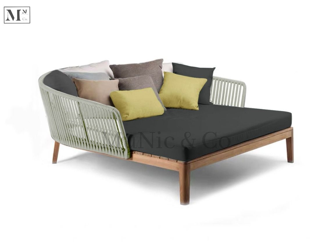 SALINA Outdoor Day Bed in Rope Weave. Customizable Outdoor Sofa ...