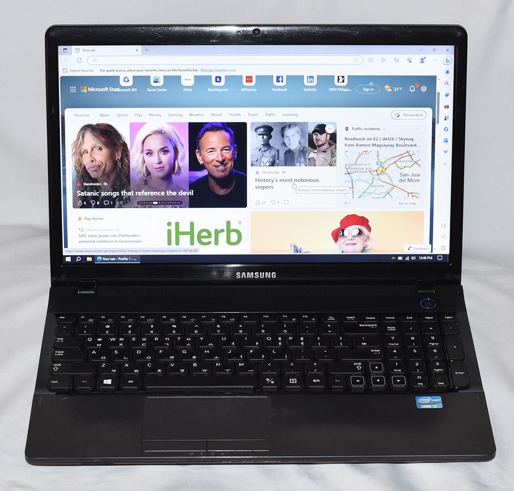 Samsung Core i5 3rd gen 15.6" Laptop (i5-3210M, 8GB Ram, 120GB SSD ...