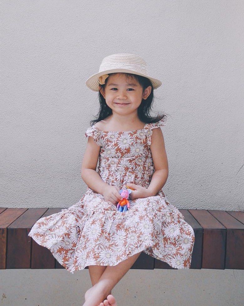 Toddler floral maxi dress clearance