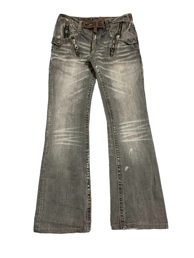 Semantic Design Bootcut Jeans, Men's Fashion, Bottoms, Jeans on Carousell