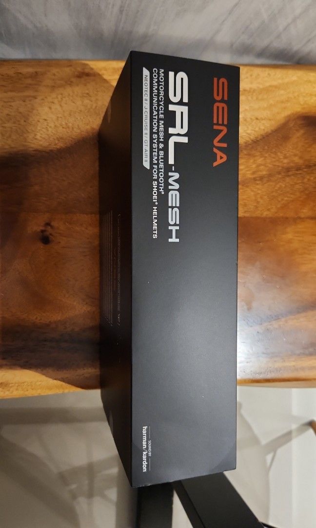 Shoei GT Air II with Sena SLR II Headset in medium size