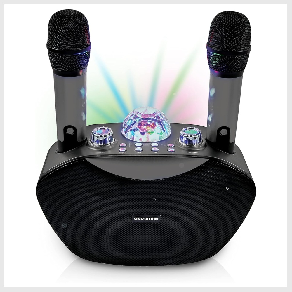 Singsation Karaoke Machine, 5.0 Bluetooth Portable Home System for Kids