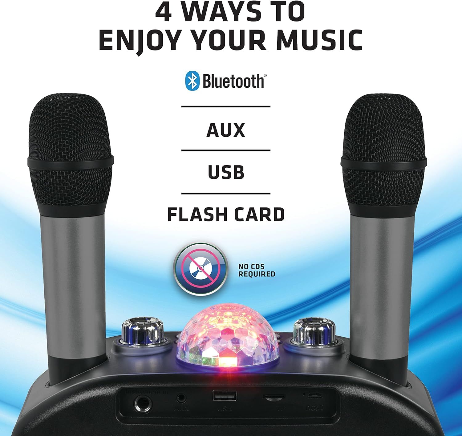 Singsation Karaoke Machine, 5.0 Bluetooth Portable Home System for Kids