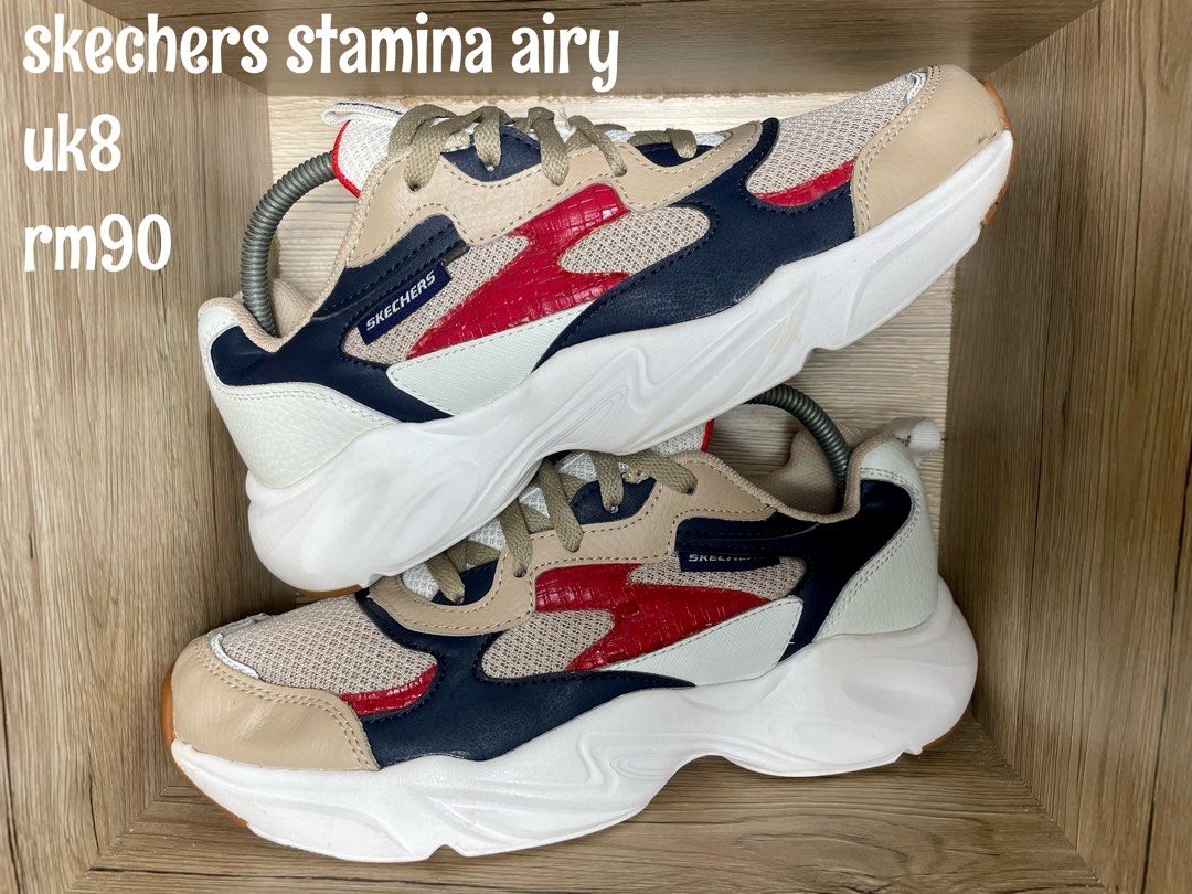 Buy Skechers Men's Stamina AIRY-MOREMI Taupe/Orange Casual Shoes-10 UK  (237120-TPOR) at Amazon.in