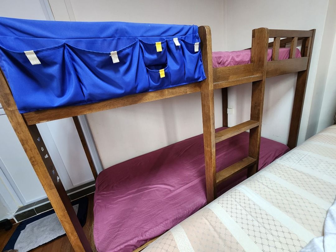 Solid Wood Picket&Rail Bunk Bed *Price Slashed*, Furniture & Home