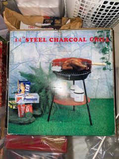 Steel Charcoal Grill - Stan Griller Outdoor Barbecue