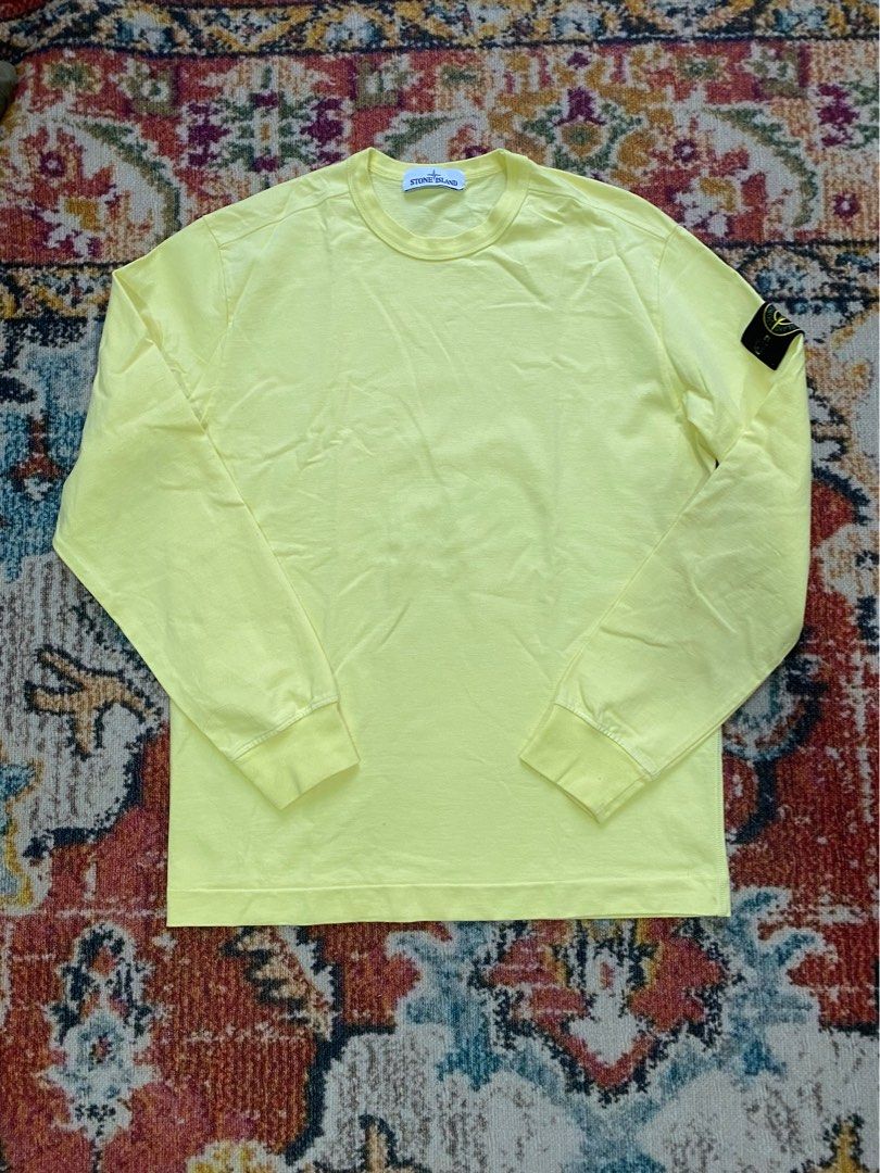 Stone island sweatshirt lemon sales