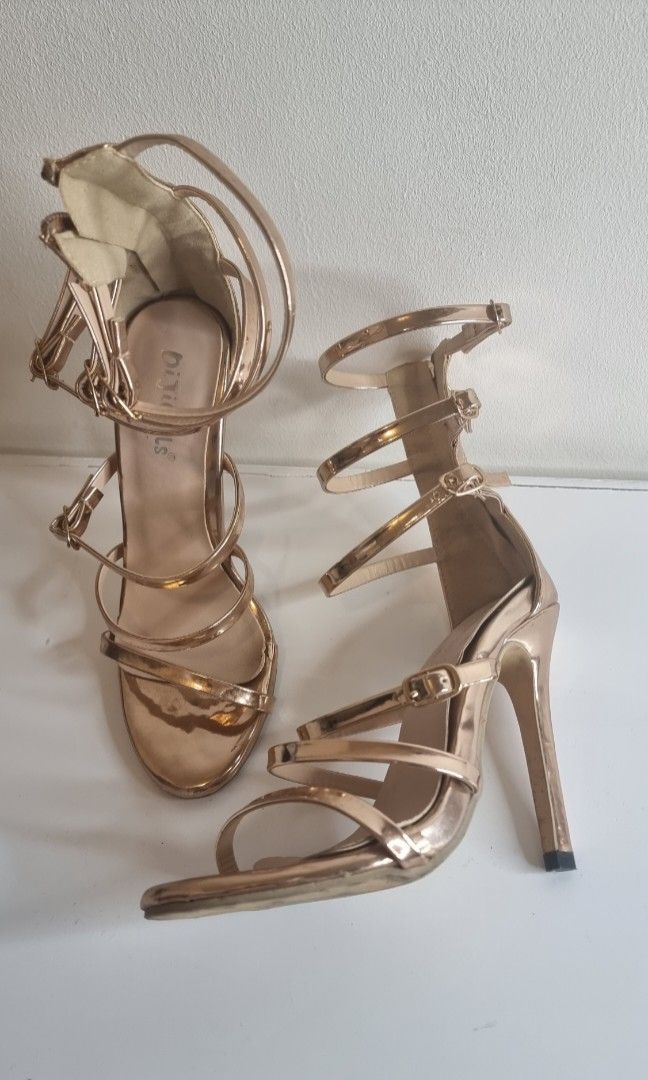 Rose gold stilettos top