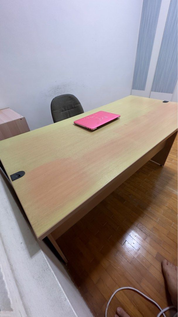 Study table (Category: Tables & Sets) located in Singapore. Submitted by shaunchu_realtor (Listing ID 1262482591, Image 2). Description: Good quality wooden study table Length 1.5m, width 0.74m .