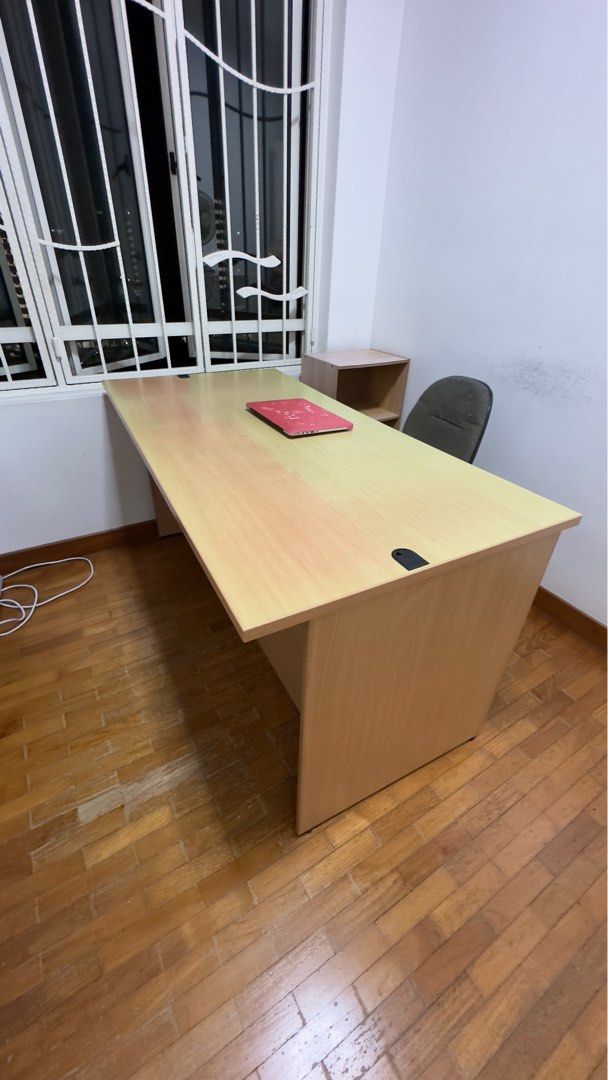 Study table (Category: Tables & Sets) located in Singapore. Submitted by shaunchu_realtor (Listing ID 1262482591, Image 3). Description: Good quality wooden study table Length 1.5m, width 0.74m .