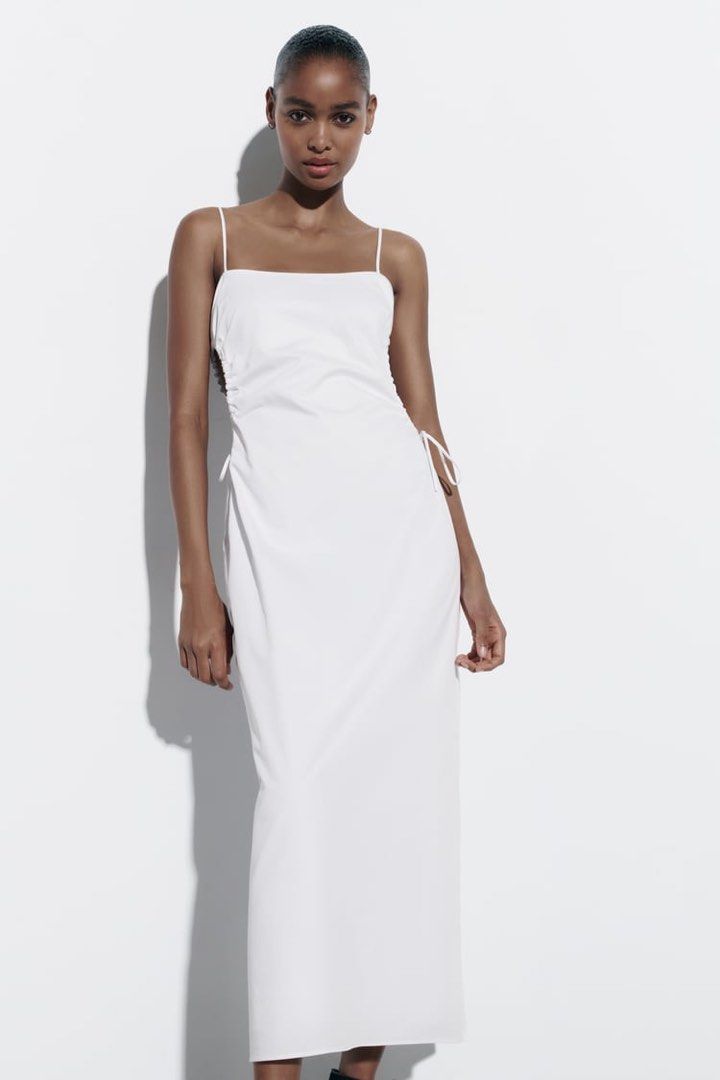 Zara midi dress sale top