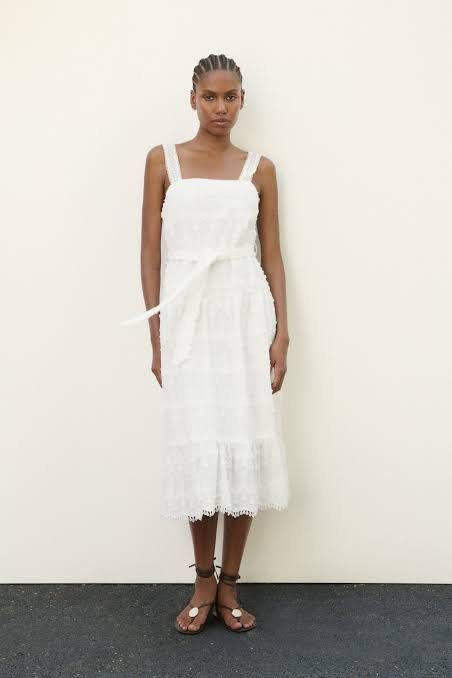Zara midi shop dress sale