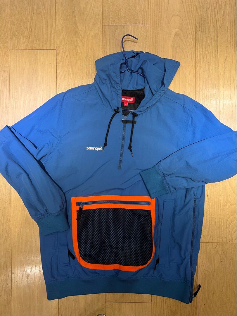 Supreme mesh outlet pocket pullover