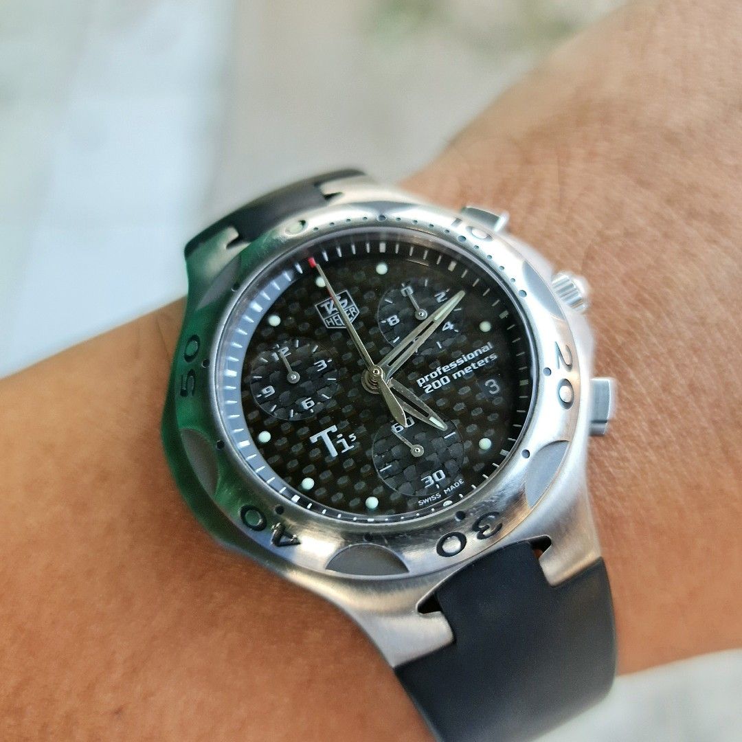 Jam Tangan Heuer Titanium Tag Heuer Kirium Chronograph Titanium