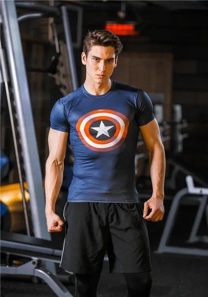 Under Armour Alter Ego Compression Tee Captain America