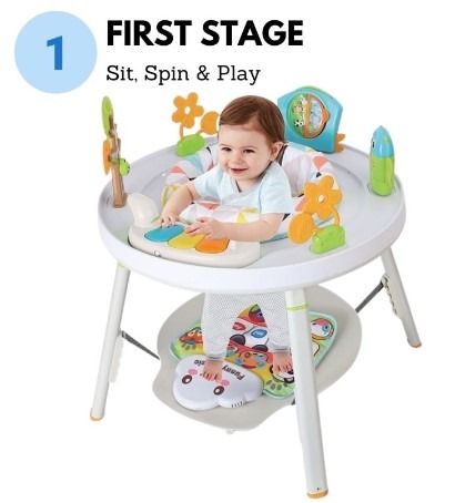 Upgraded 3 in 1 Bouncer Baby 3 Stage Activity Center with Piano Mat Multifunctional Baby Play Gym Musical