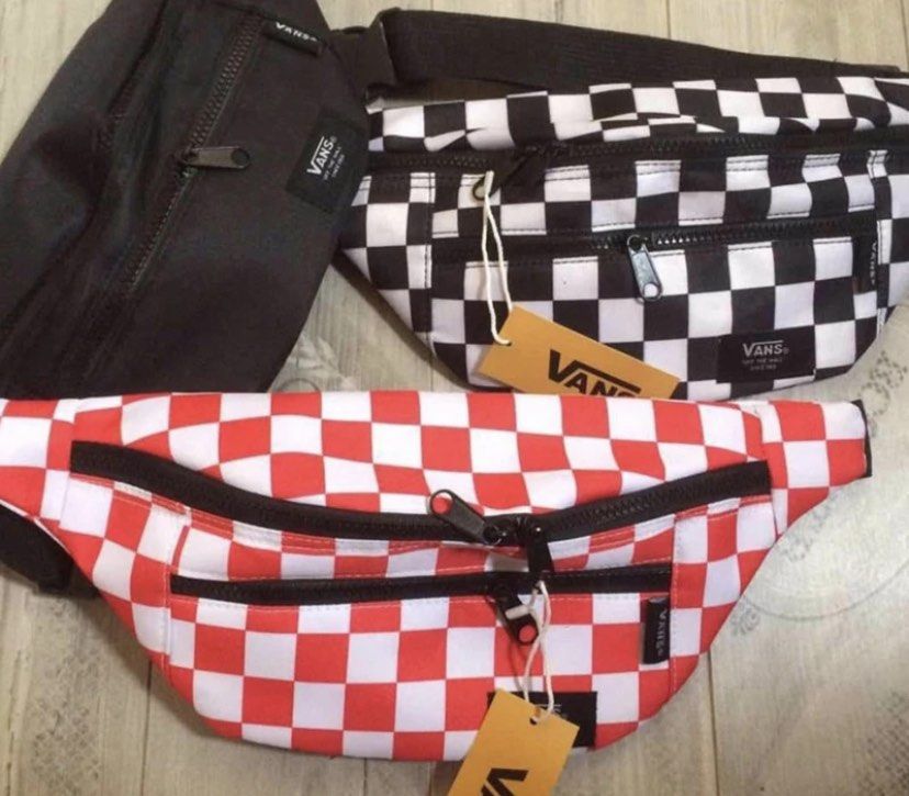 Checkerboard bum bag best sale vans