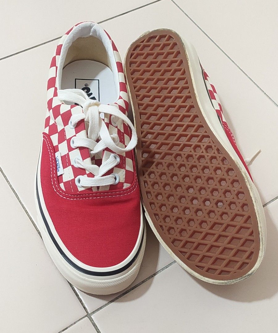Red sale vans womens
