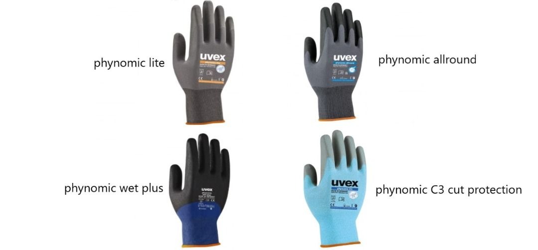 Uvex A ESD Anti-cut Gloves Black
