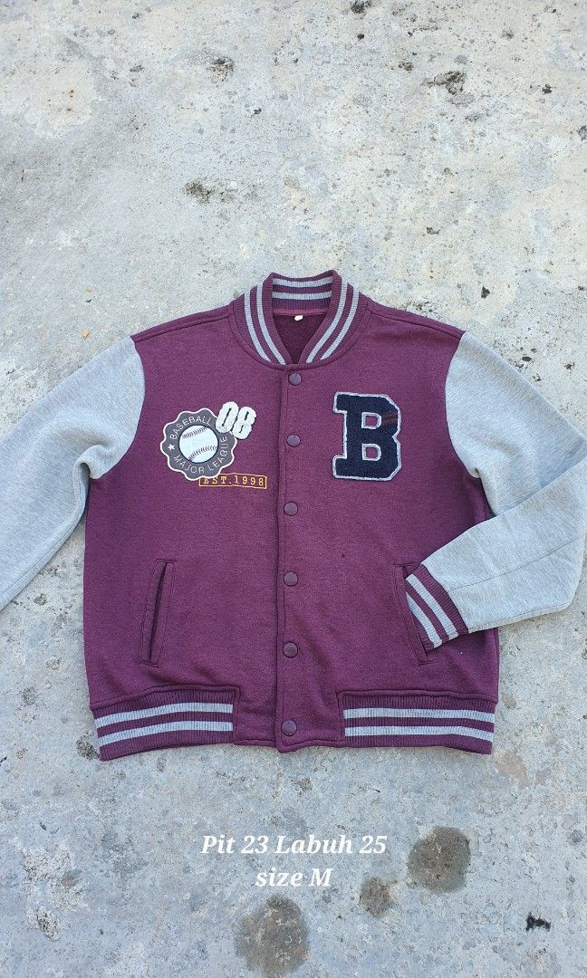 Varsity Essential Jacket, Men's Fashion, Coats, Jackets and Outerwear