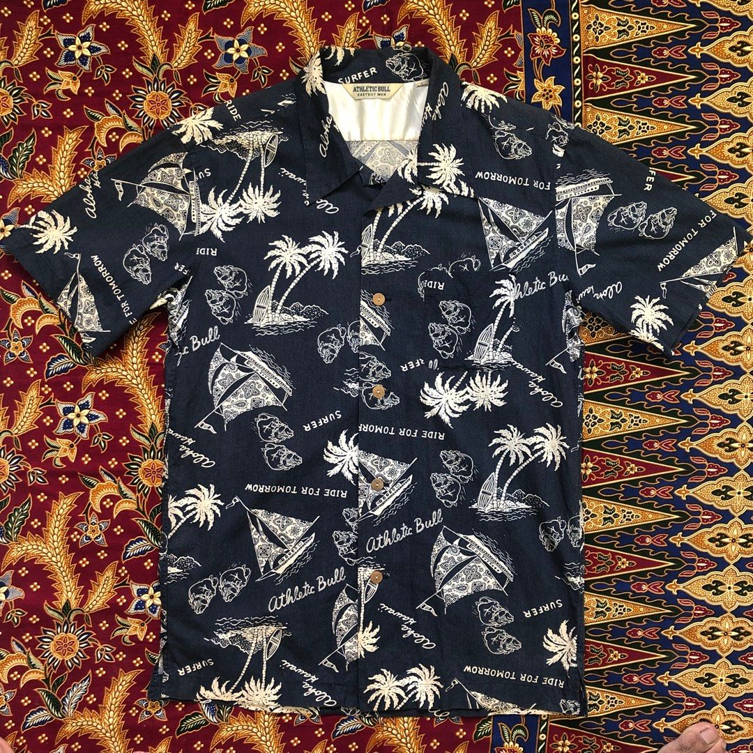 Athletic hawaiian shirts sales