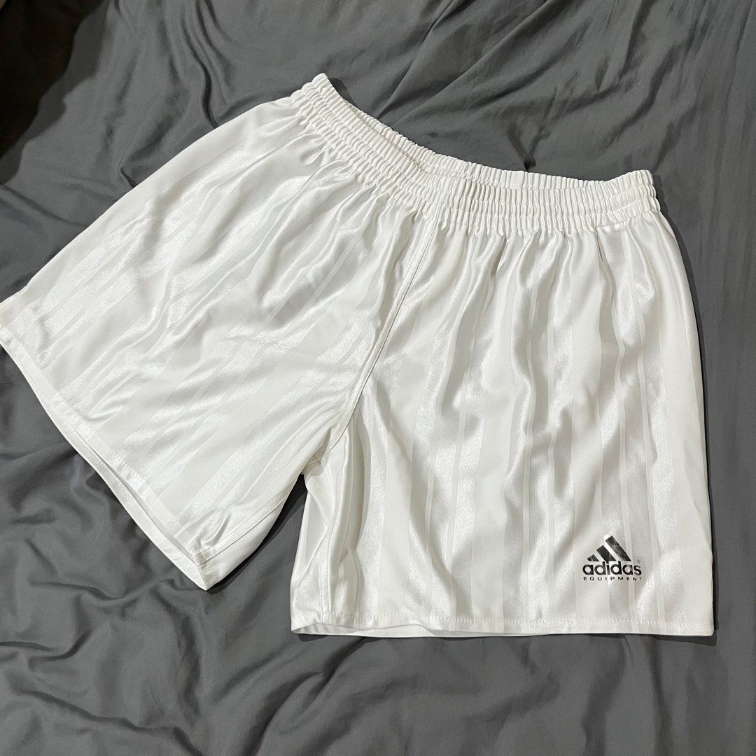 Vintage authentic adidas EQT made in Japan white jersey shorts