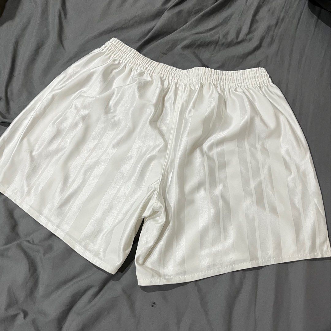 Vintage authentic adidas EQT made in Japan white jersey shorts