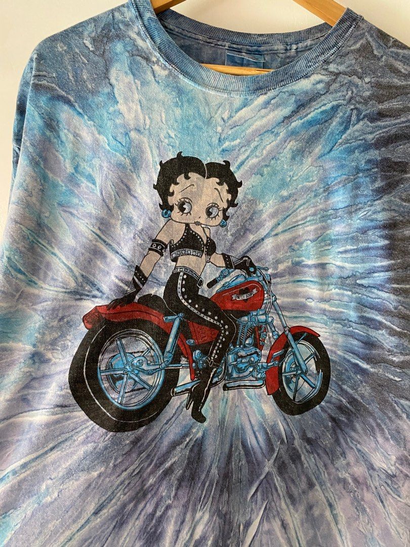 betty boop tie dye shirt