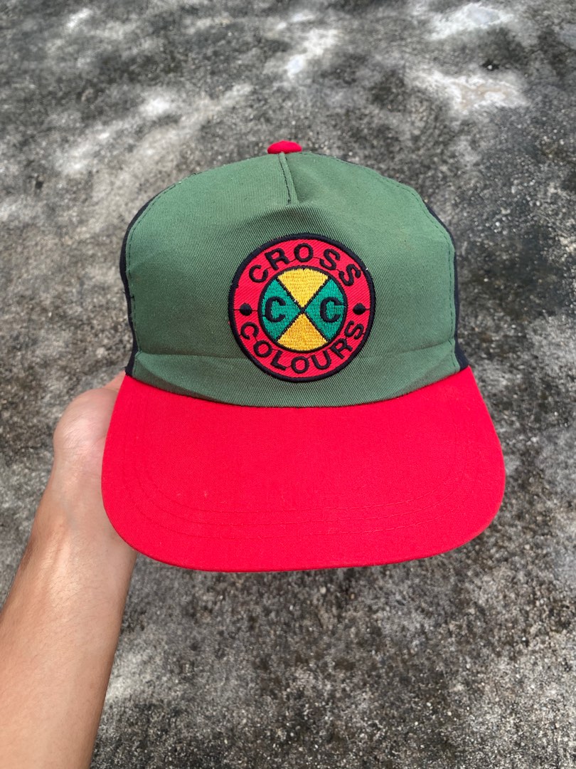 VINTAGE CROSS COLOURS CAP, Men's Fashion, Watches & Accessories, Cap & Hats on Carousell