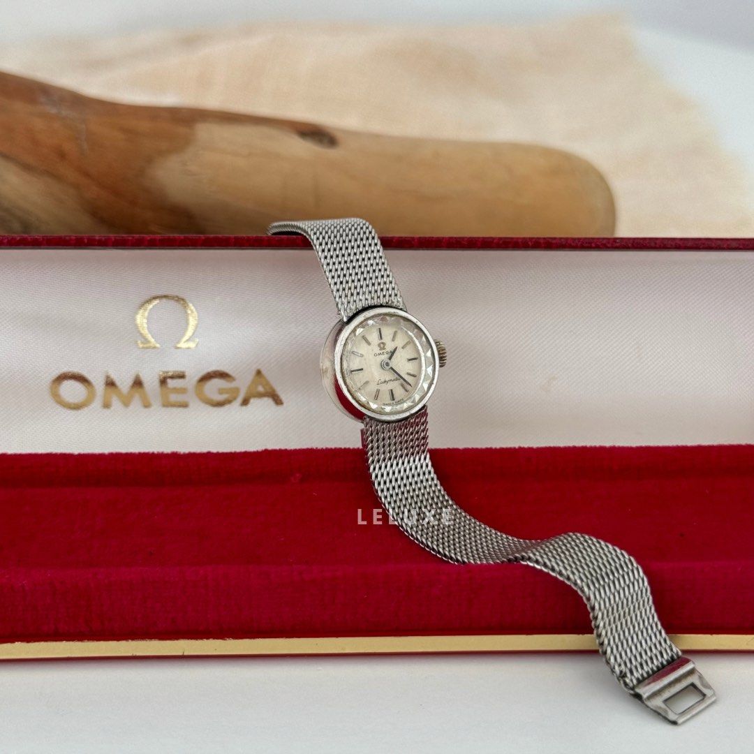 Vintage Omega Ladymatic Champagne Watch