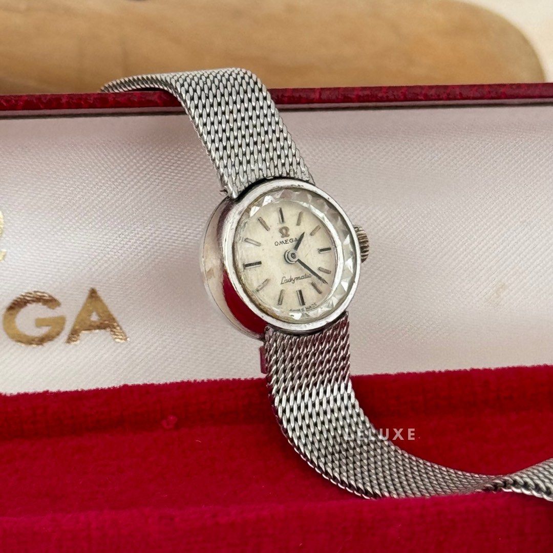 Vintage Omega Ladymatic Champagne Watch